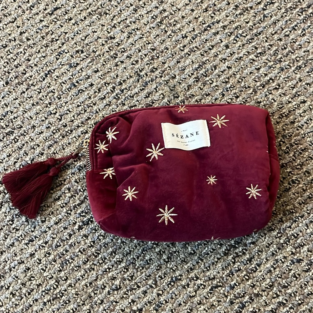 Sezane makeup bag brand new
